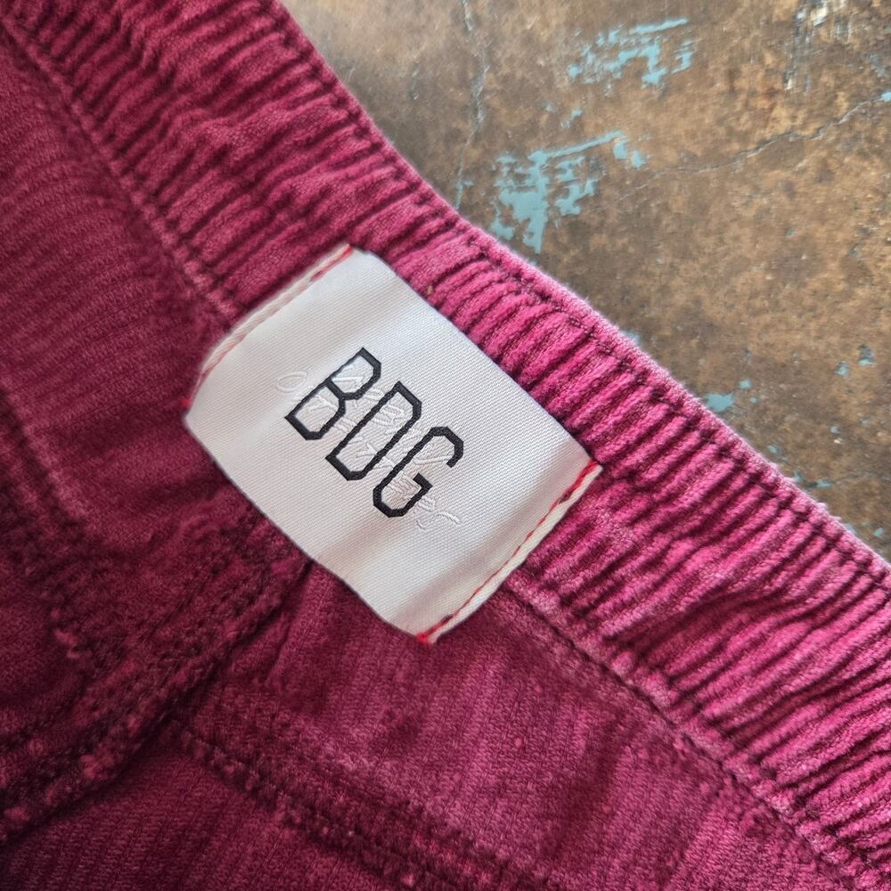 BDG Urban Outfitters Berry Corduroy Mom Pants Size 31 Straight Leg High Rise - Picture 6 of 8